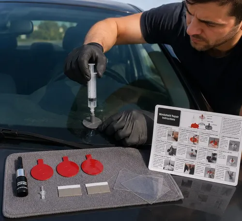 Kit Reparación Parabrisas Universal Vidrio Cristal Auto