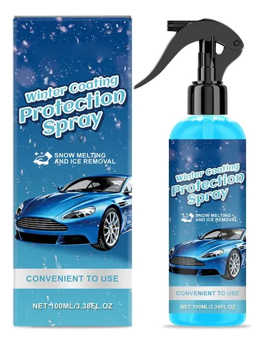 Spray Descongelante Y Anticongelante De 100 Ml Para Parabrisas De Coche
