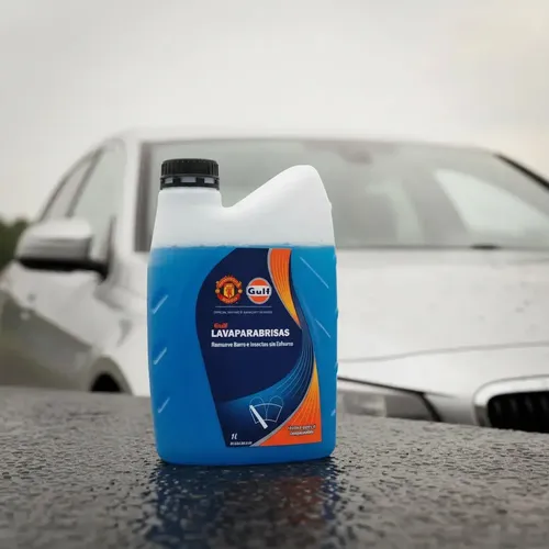 Líquido Lavaparabrisas Gulf Anticongelante Biodegradable 1L