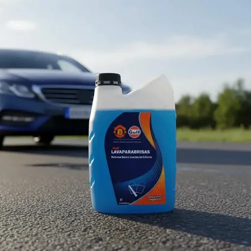 Líquido Lavaparabrisas Gulf Anticongelante Biodegradable 1L
