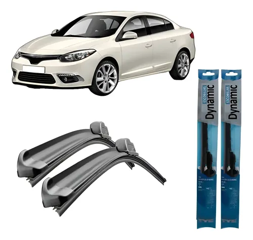 Kit Juego Escobillas Renault Fluence 2014 2015 2016 2017