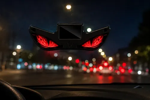 Luces Led Ojos De Diablo Parabrisas Auto Camion Sin Cable