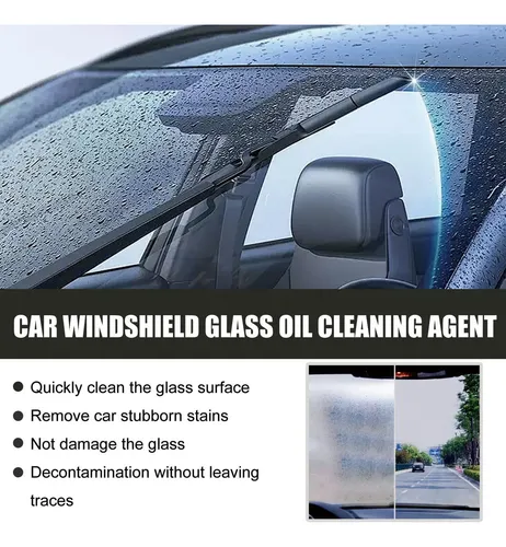 Car Windshield Oil Film Remover – Glass Cleaner For Grease,