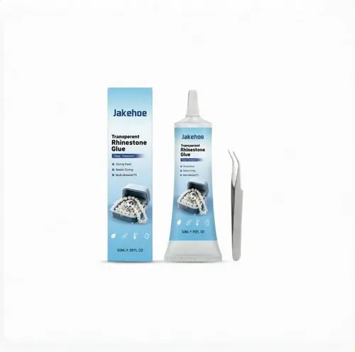 Pegamento Transparente Para Cristales Fuerte Sella Rellena V 50ml*1+pinzas*1