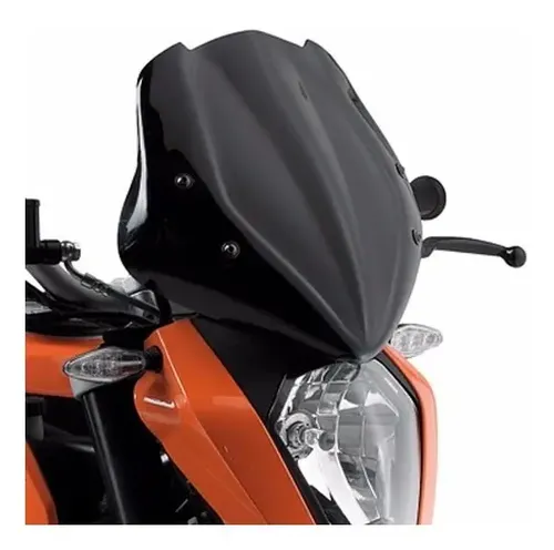 Parabrisa Deflector Kappa Ktm Duke 200 390 Negro Ct.