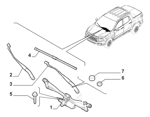 Juego Escobillas Limpiaparabrisas Jeep Compass Longitud Mopr