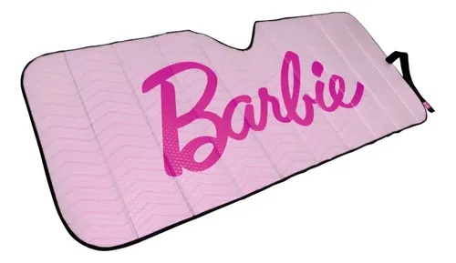 Cortina Parasol Plegable Metalizada Parabrisa Barbie Rosa