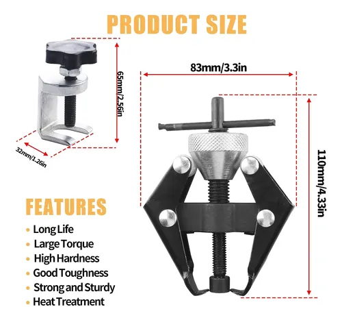 Extractor Profesional Para Brazo Limpiaparabrisas Y Bornes