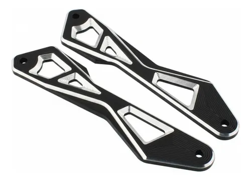 Slim Windshield Bracket Ridged Surface Negro