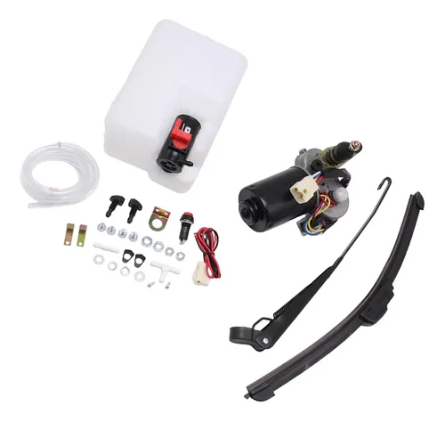 Kit De Motor De Limpiaparabrisas Estándar De 12 V Para Utv