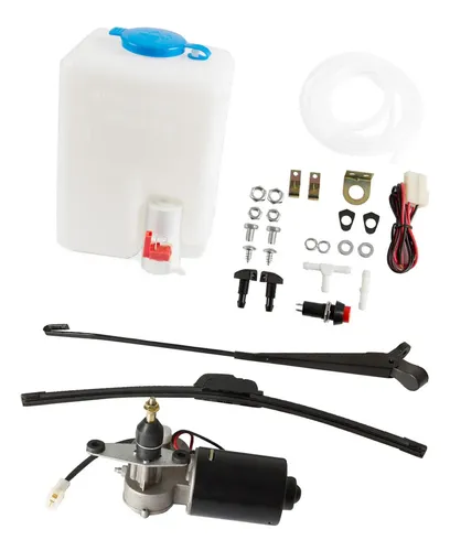 Juego De Limpiaparabrisas Utv Eléctrico Universal 12v 16\\\