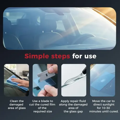 2026 Car Windshield Crack Repair Kit Quick Fix (5pcs)