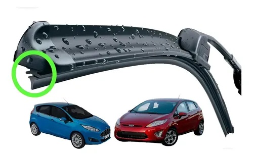 Escobillas Delanteras,goma Para Recambio Ford Fiesta Kinetic
