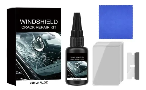 B Kit Reparador De Grietas Y Astillas Para Parabrisas, O