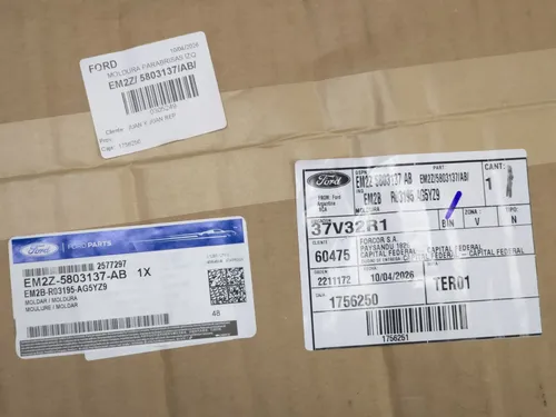 Moldura Parabrisas Lado Izquierdo Ford S-max 16/18 Original