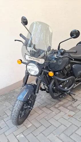 Parabrisas Moto Royal Enfield Shotgun 650 Anclaje Chapa Inox