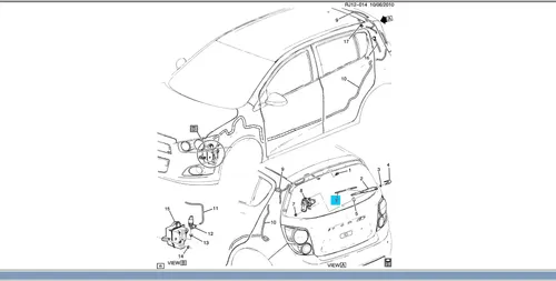 Escobilla Limpiaparabrisas Trasera Chevrolet Sonic 12/17