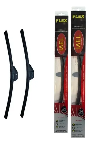 Kit 2 Escobillas Delanteras Flex Iael Vw Gol Trend 2008-2019