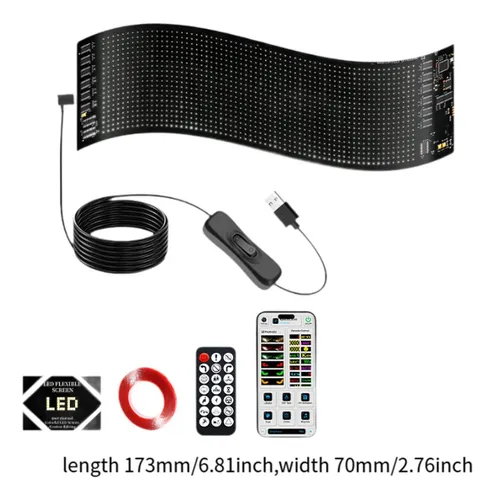 Luz Led Eye Devil Eye Programable Para Parabrisas Y Ventanas