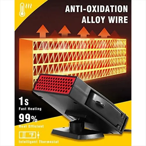 Calentador Portátil Para Coche, Antivaho Para Parabrisas Y