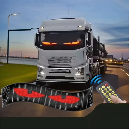 F-panel De Parabrisas Led Rgb Para Coche, Pantalla Led Para