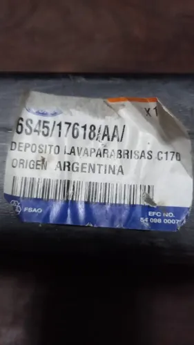 Deposito De Agua Limpia Cristales Ford Focus Año 1999/09 Ori