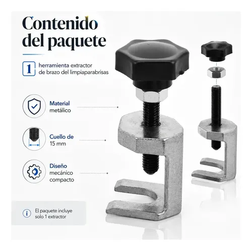 Herramienta Extractor Limpiaparabrisas Parabrisas