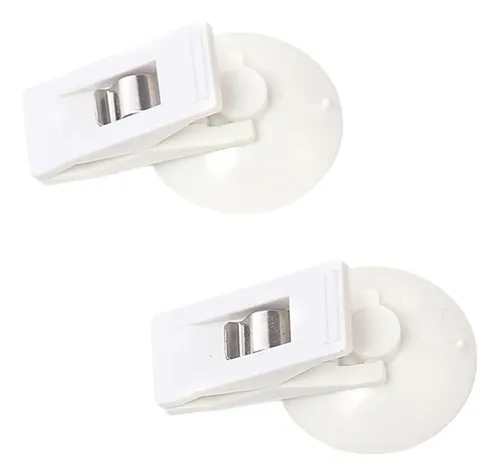 2 Piezas De Clips De Ventosa Para Coche, Tickets En Parabrisas Blancos