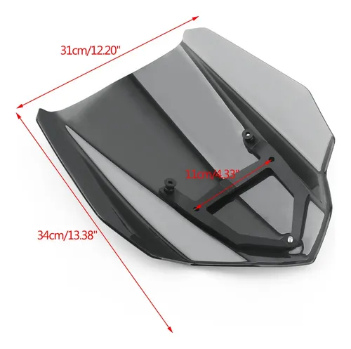 Parabrisa Parabrisa Para Yamaha Mt-03 16-19 Negro