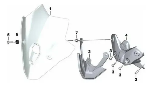 Parabrisas Delantero Para Bmw F 900r F900 R