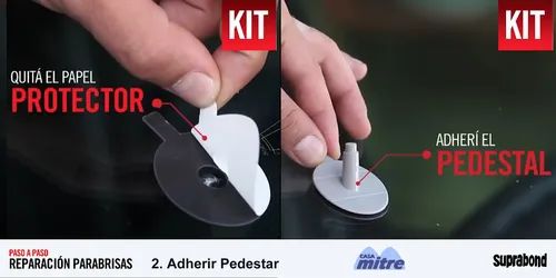 Kit Set Suprabond Repara Parabrisas Vidrio Cristal