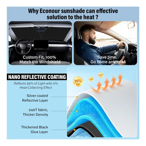 Parasol Para Parabrisas Econour Para Aston Martin Vanquish,