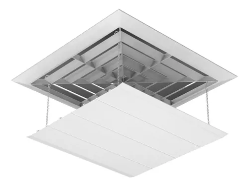 Deflector De Aire Central Duradero De 45 Cm X 45 Cm