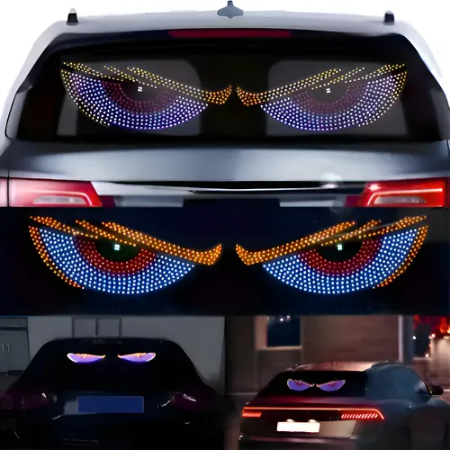 Ojos Led Diablo Dinamicos Luces Parabrisas Auto Tuning