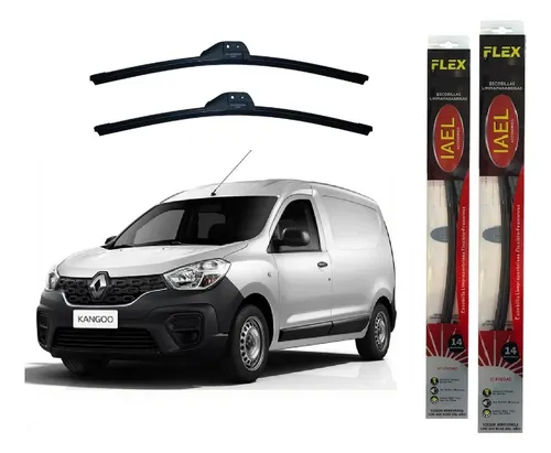 Kit 2 Escobillas Delanteras Flex Iael Renault Kangoo 2 +2018