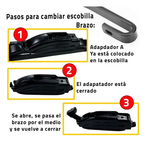 Juego Kit Escobillas Toyota Corolla 2015 2016 2017 2018 2019