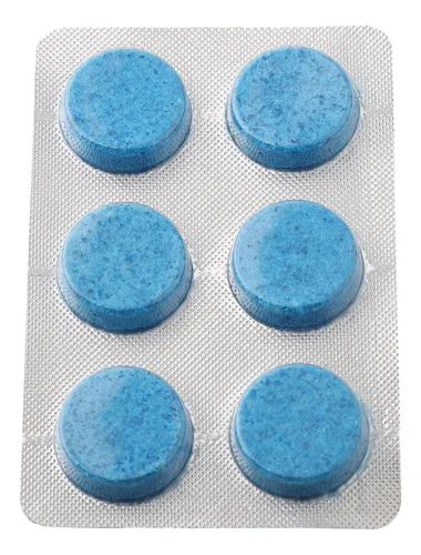 6 Pastillas Efervescentes Para Lavado De Parabrisas, Concentrado Gl