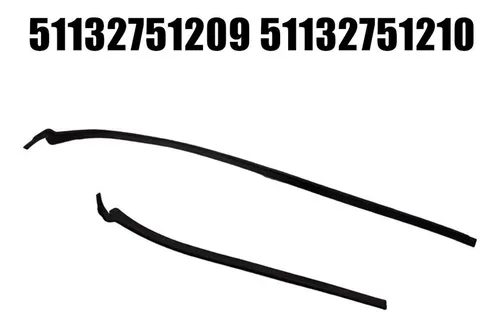 Junta De Parabrisas Para R55 2007-2015, 6 Unidades, Negro