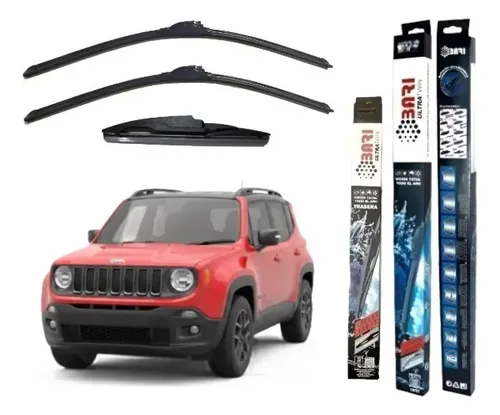 Kit 3 Escobillas Limpiaparabrisas Jeep Renegade 2016-2023