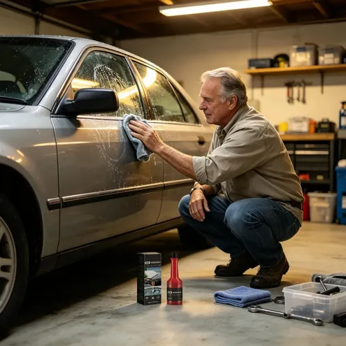 Car Windshield Oil Film Remover – Glass Cleaner For Grease,