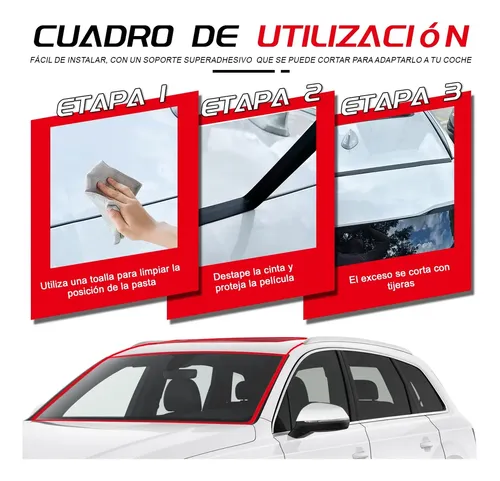 1m×3cm Tira Goma Sellado Parabrisas Coche Auto Sello /s