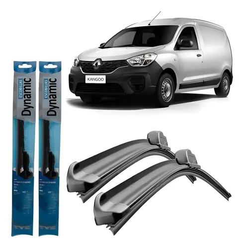 Juego Kit Escobillas Delanteras Renault Kangoo 2018 2025