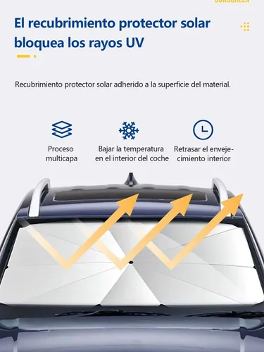 Tapasol Parasol Automovil Cubre Sol Parabrisas For Carro