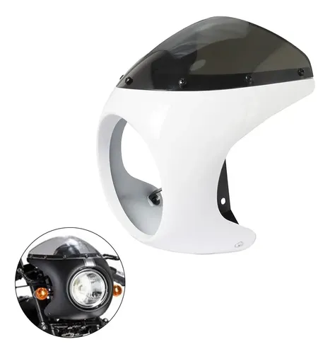 Deflector De Viento Redondo Para Carenado De Faro Para Moto