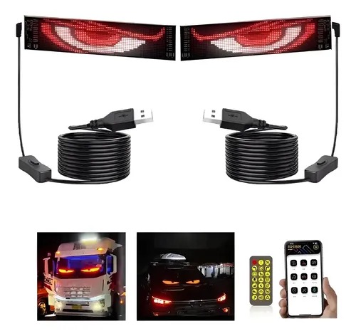 2pcs Ojos Led Para Automovil Parabrisas De Camion(34.8*10.2)