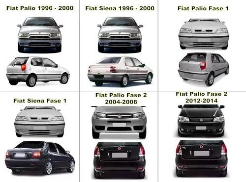 Juego Kit Escobillas Fiat Palio 2012 2013 2014 Fase 2