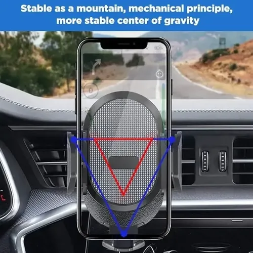 Soporte Articulado Para Celular De Auto Con Ventosa Negro Xy