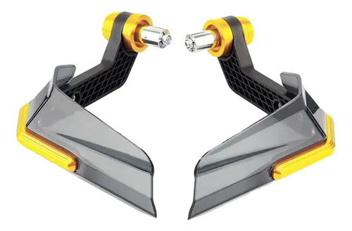 Deflector Protector De Mano For Motocicleta, Protector Oro +