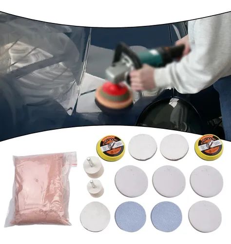 Kit Para Pulir Y Eliminar Rayaduras De Parabrisas En Vidrio