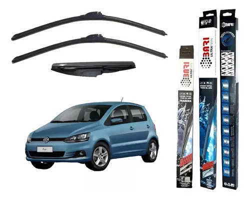Kit De 3 Escobillas Vw Fox 2003 2004 2005 2006 2007